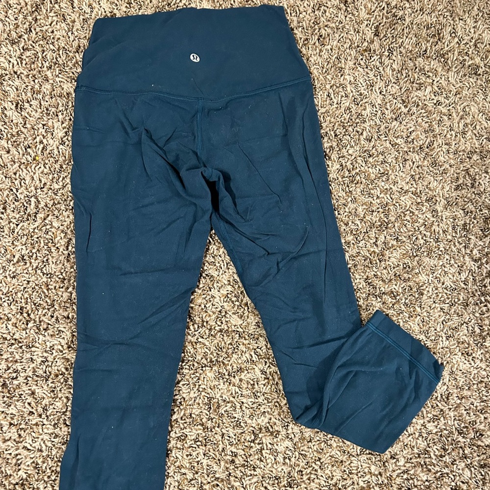 blue lululemon align leggings size 2